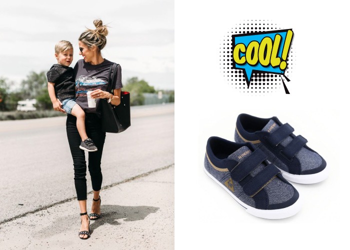 look combinado matchy matchy madres e hijos con calzado infantil outlet deportivas velcro