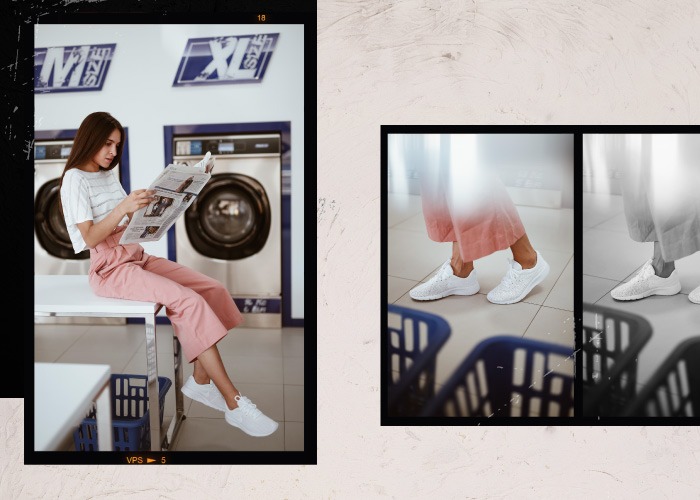 deportivas mujer nike tanjun blancas con pantalon culotte rosa