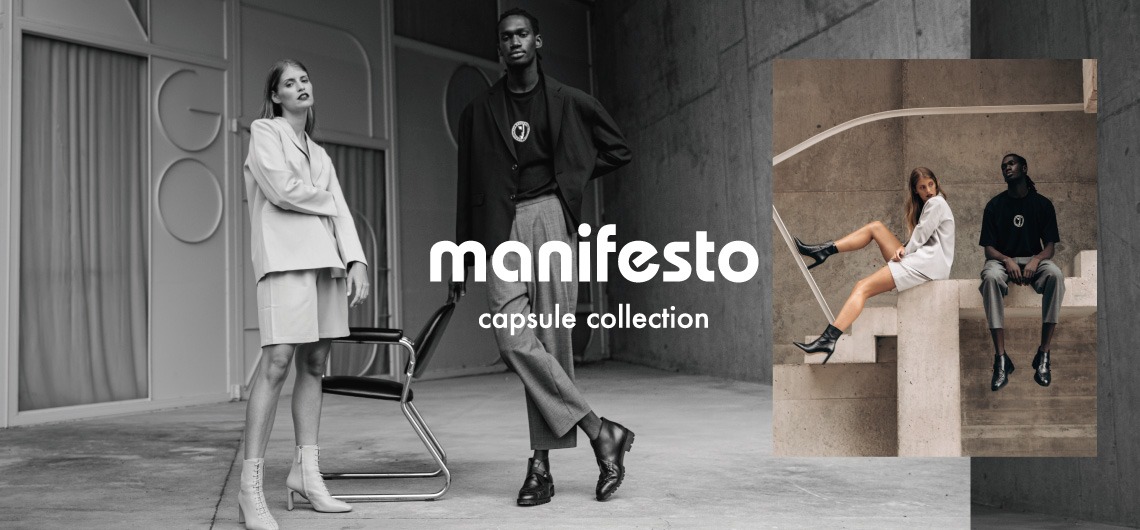 Manifesto capsule collection de calzado sofisticado